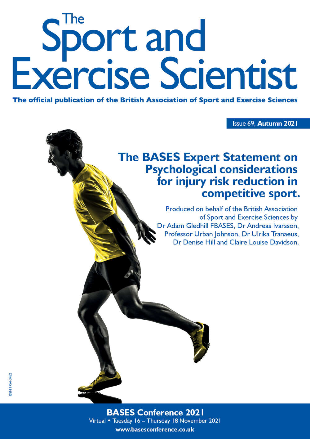 Advertise in The Sport and Exercise Scientist Spring 2022 issue
